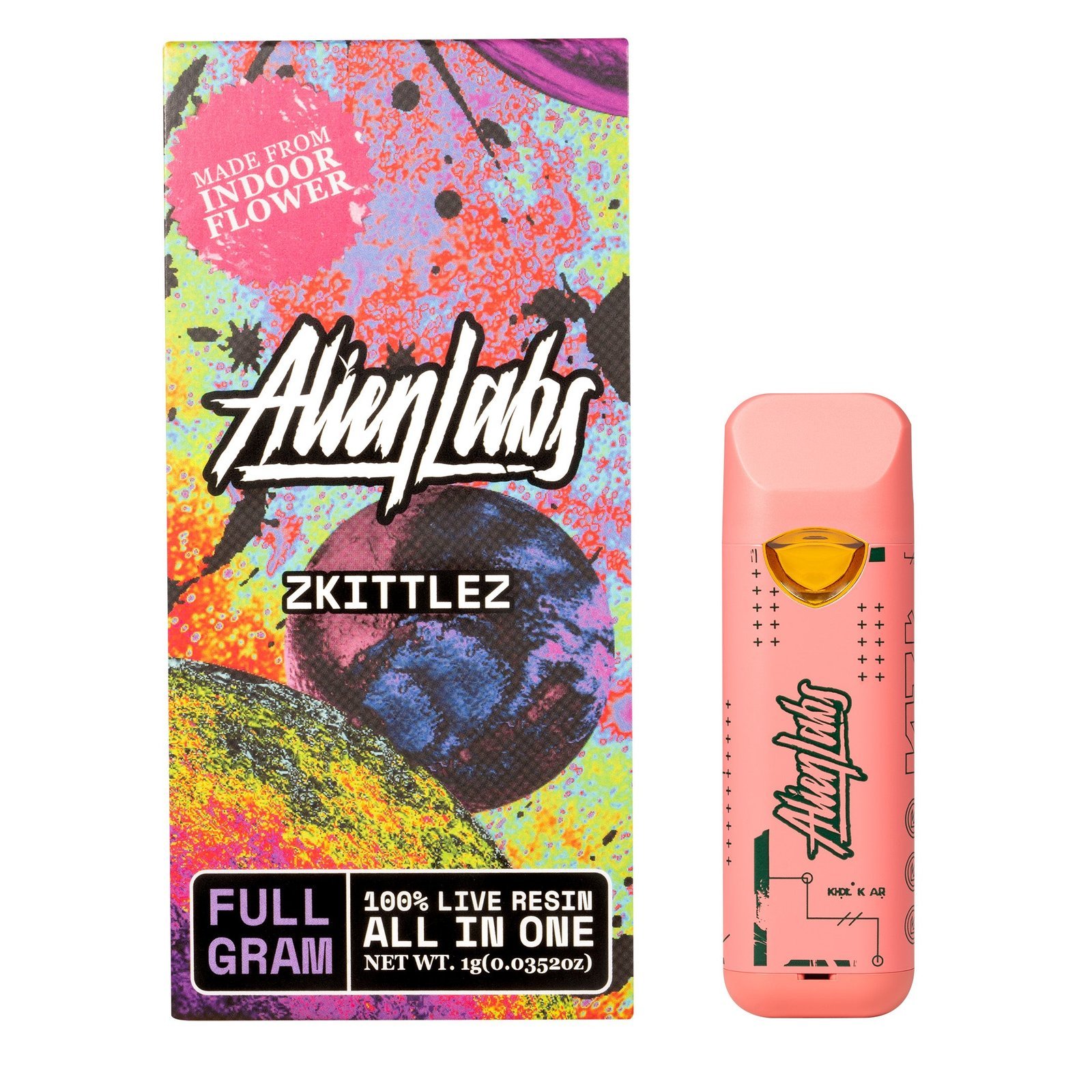 AIO1GRAMVapeZKITTLEZ_MENU Z All In One Vape (1g) - Image 1