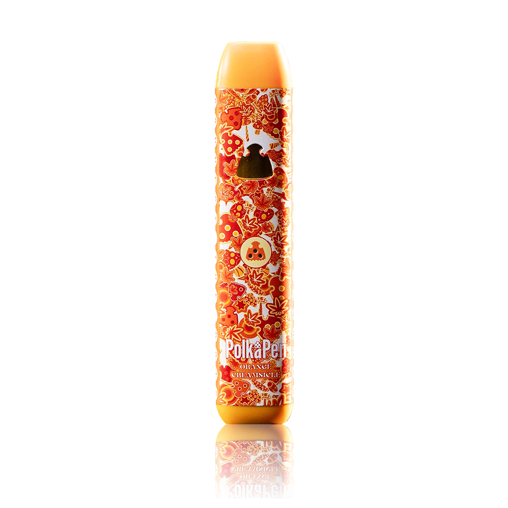 ORANGE_CREAMSICLE_1x1_18b1c9d2-ad84-4acb-94f7-93cd6f848e36 Orange Creamsicle | Sativa | 2G PolkaPen THC-P - Image 1