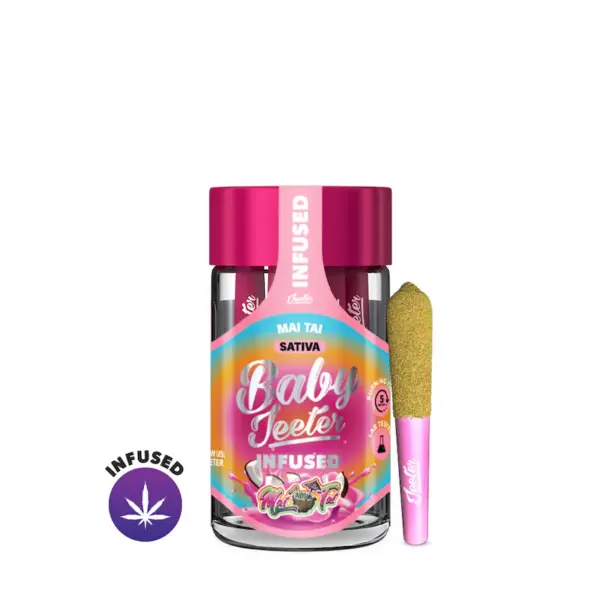 httpsascendsdispensary.comwp-contentuploads2024111656448388-baby-mai-tai.jpg-600x600-1.webp JEETER | Baby Jeeters Mai Tai – 5 Pack Infused Prerolls (0.5g each) - Image 1