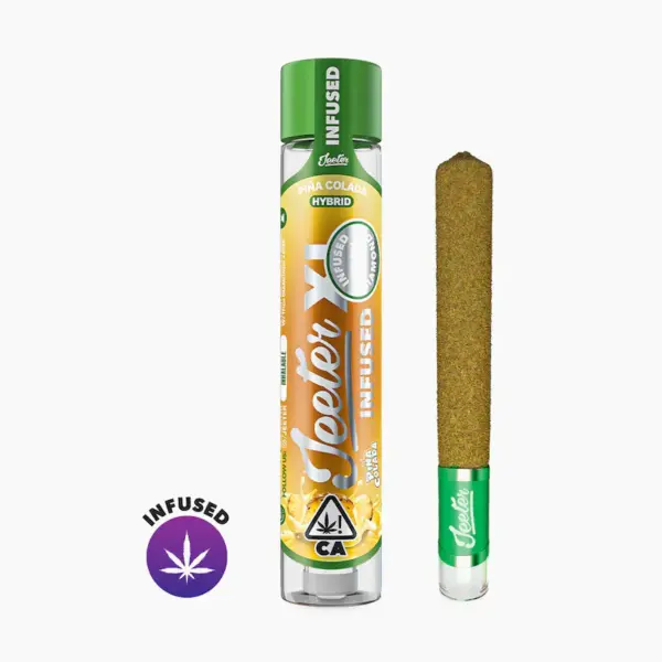 httpsascendsdispensary.comwp-contentuploads2024111702431472-pina_colada_-_xl.jpg-600x600-1.webp JEETER | Pina Colada XL – Infused Preroll – 2.0g - Image 1