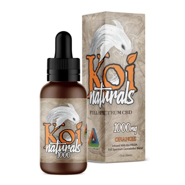 httpsascendsdispensary.comwp-contentuploads202411Koi-CBD-CBD-Tincture-Full-Spectrum-Orange-30ml-1000mg-of-CBD-2-600x600-1.jpg Koi CBD, CBD Oil Tincture, Broad Spectrum, Orange, 1fl oz, 1000mg CBD - Image 1