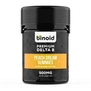 httpsascendsdispensary.comwp-contentuploads202411PeachDreamGummies-1.webp Delta 8 THC Gummies – Peach Dream - Image 1