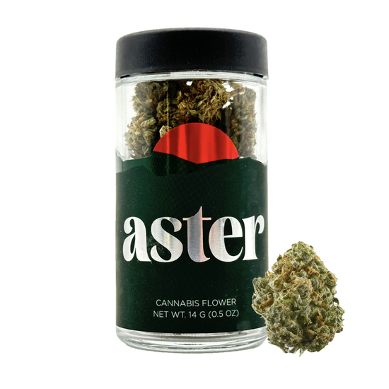 httpsascendsdispensary.comwp-contentuploads202411aster_HYBRID_14g_nug.webp Aster Farms Grapesicle (H) – Smalls – 1/2 Ounce - Image 1