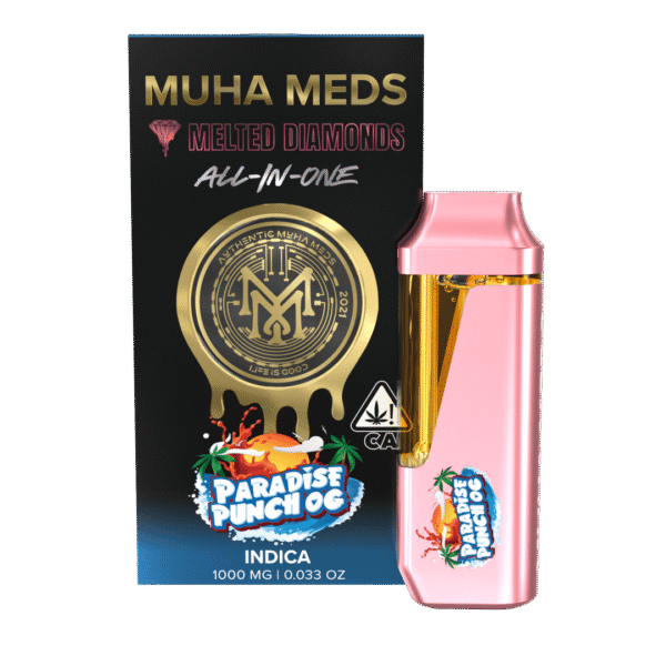 httpsmuhamedsofficiall.comwp-contentuploads20250866f1cffb5e26cc158aef9559_CA_Dispo_AllinOne_MD_ParadisePunchOG_V1-600x600-1 Paradise Punch OG Muha - Image 1