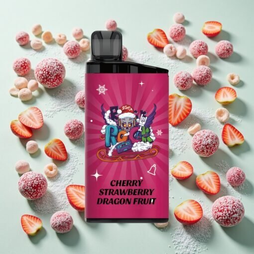 IGET Bar 3500 Puffs Cerise Fraise Fruit du Dragon PC+ALU - Image 2