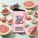IGET Bar 3500 Puffs Disposable Vape Fraise Pastèque Bonbon Dur PC+ALU - Image 2