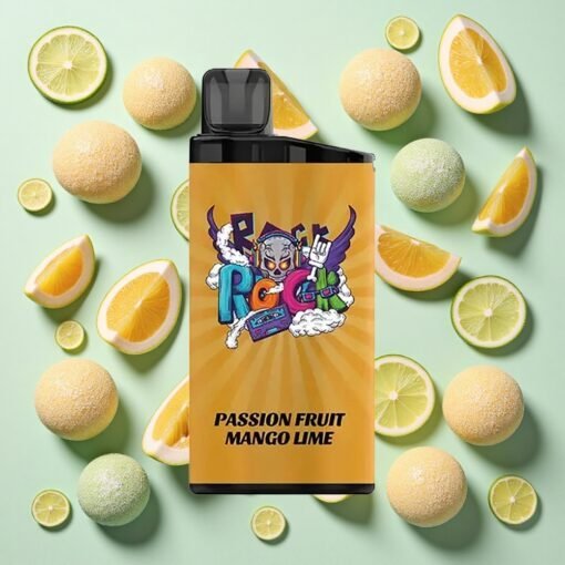 IGET Bar 3500 Puffs Disposable Vape Fruit de la Passion Mangue Citron Vert - Image 2
